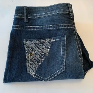 Apollo Petite Jeans Size 31 Petite Blue Denim